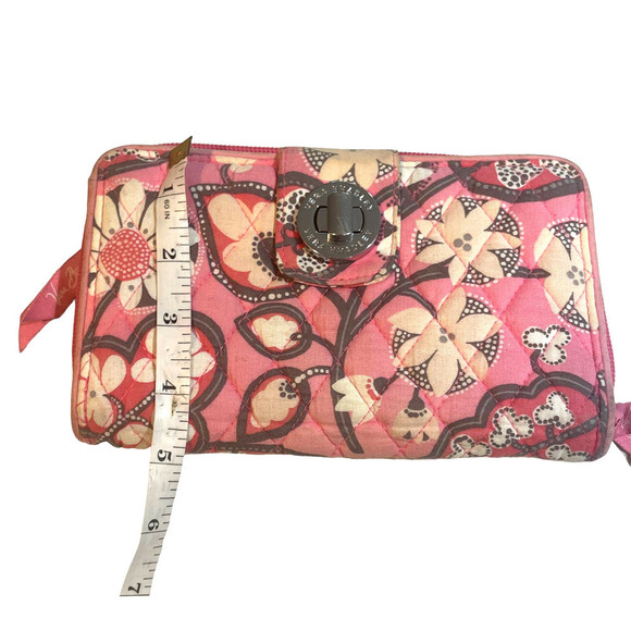 Vera Bradley Turnlock Wallet in Blush Pink - Picture 10 of 11